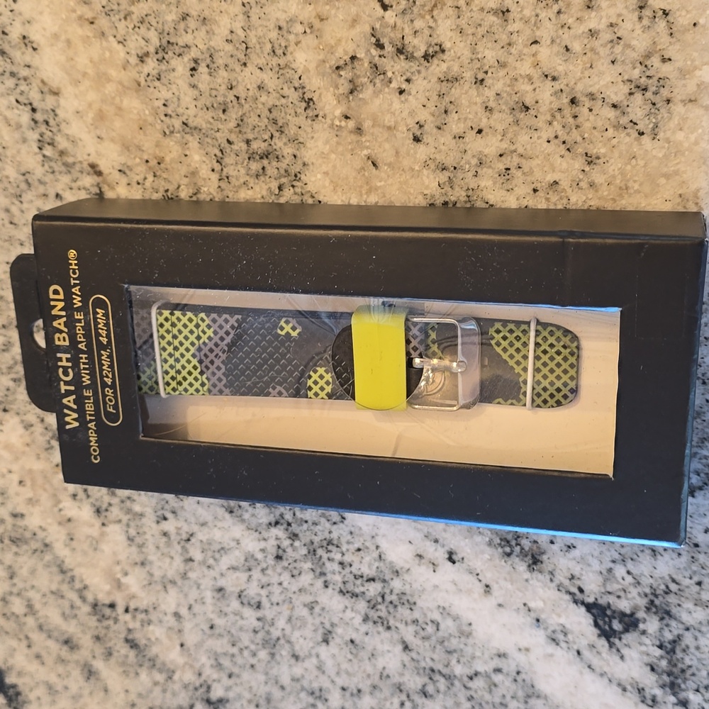 Apple Watch Band Green and Gray 42mm or 44mm